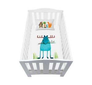 Cubreplumón colecho Alce blanco