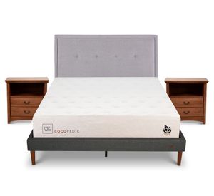 Cama europea 2 plazas Cocopedic + Set Indo/Ganges Cic.