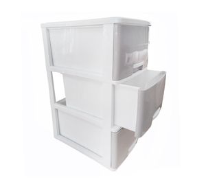 Cajonera 3 niveles 20JXP4170 plástico blanco