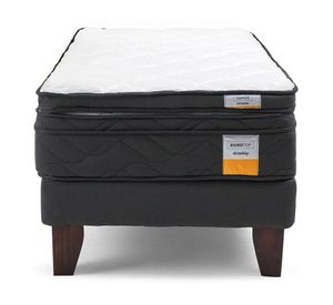 Cama europea 1 plaza Plus + topper Drimkip