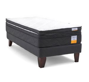 Cama europea 1 plaza Plus + topper Drimkip