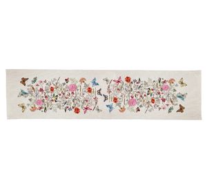 Camino de mesa Marcela crudo linet 150x36 cm