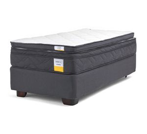 Cama americana 1.5 plazas Eurotop x190 cm + Topper Drimkip