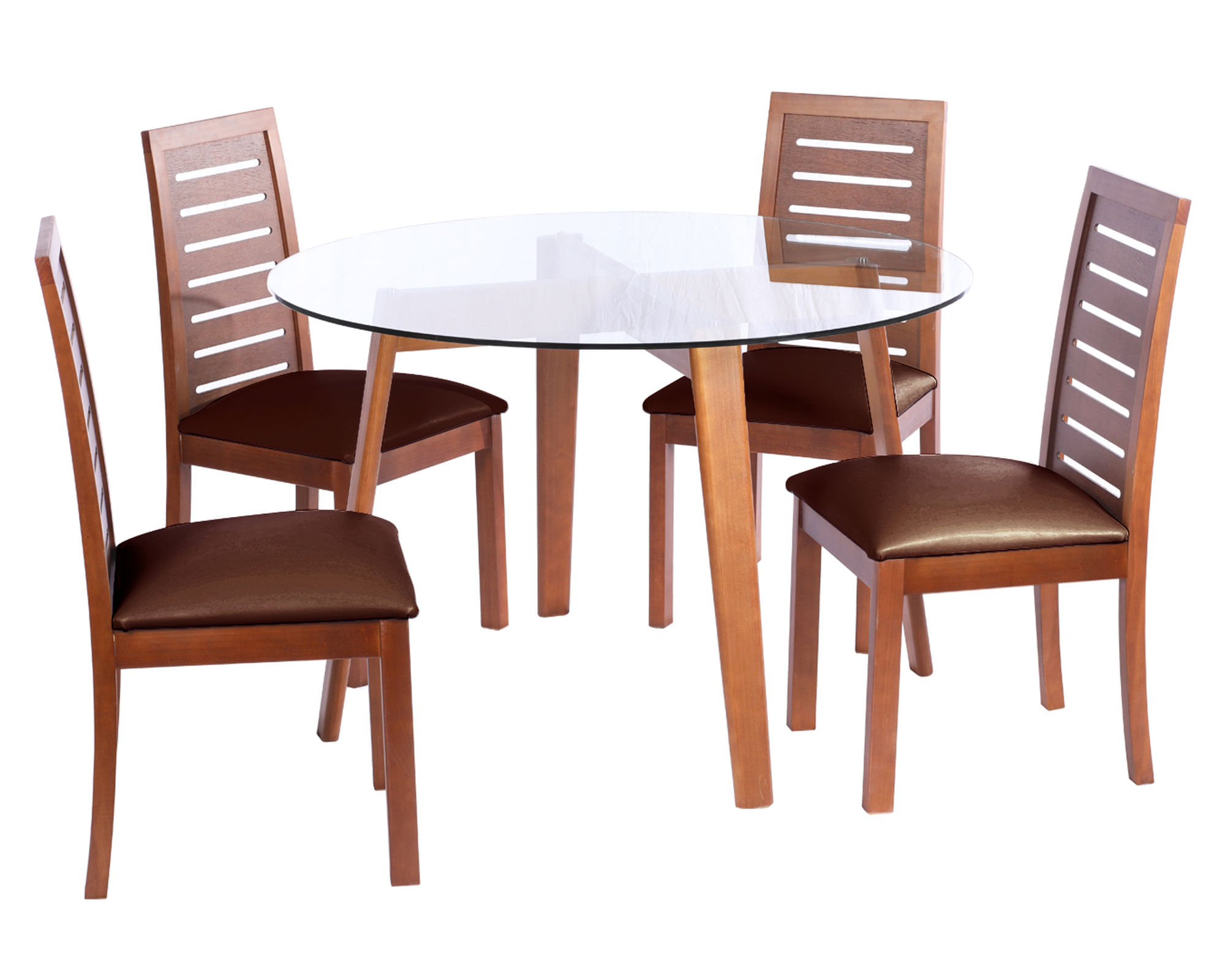 Comedor 4 sillas Valencia café Latam Home