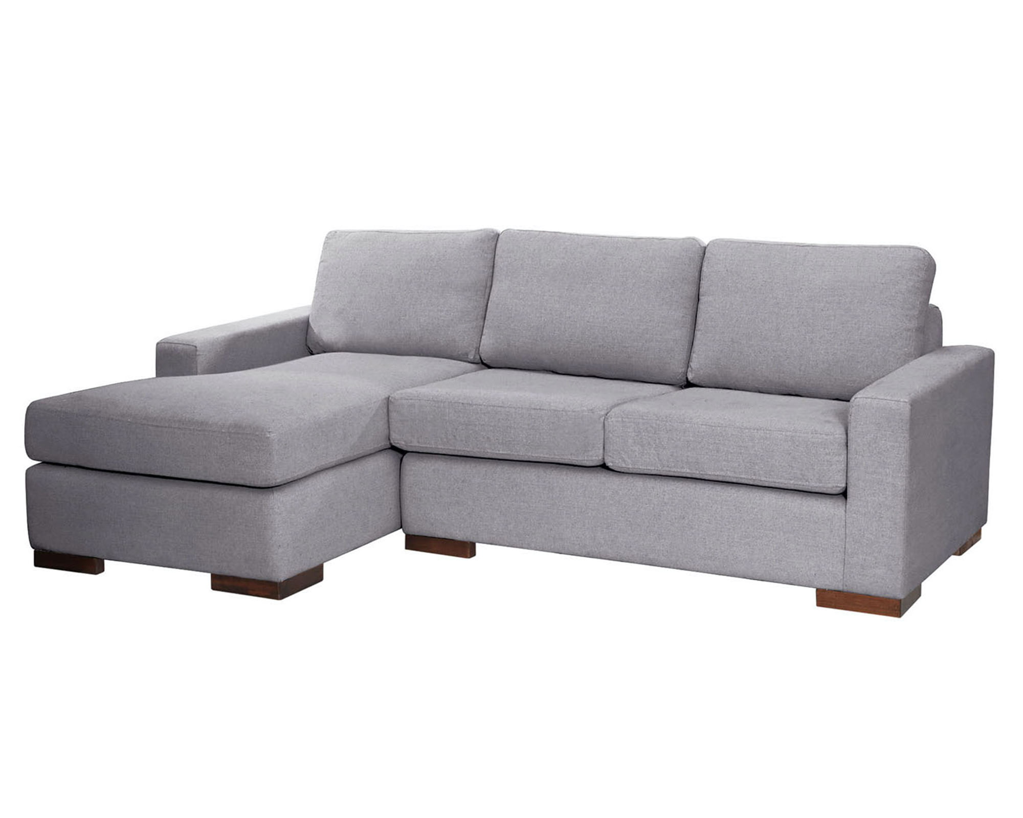 Latam Home Sofá seccional izquierdo Livorno gris claro