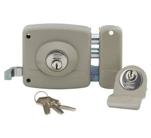 Cerradura sobreponer puertas de 30 mm con tirador Tradicional 1985 Poli