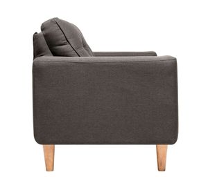 Sofá 3 cuerpos Infinity tela grafito