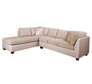 Sofá seccional izquierdo 5 cuerpos Padua beige