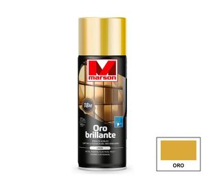 Pintura spray 340 ml oro brillante marson