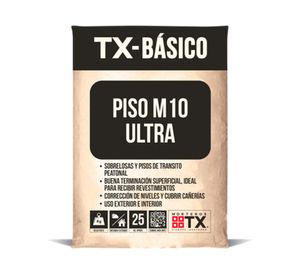 Mortero piso 25 kg M10 Transex
