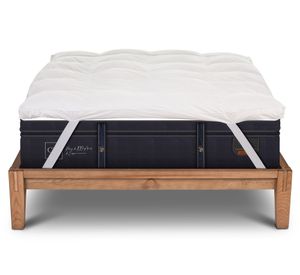 Cama europea king Oak Grand Premium + topper Cic