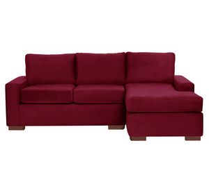Sofá seccional 3 cuerpos Livorno rojo