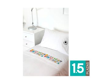 Juego sábanas 1.5 plazas 200 hilos Soccer diseño