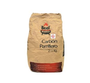 Carbón parrillero 2,5 kg Beef Maker