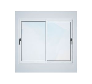Ventana Aluminio 150x205 cm Termopanel Corredera Blanca Mundo Glass