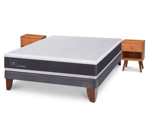 Cama europea 2 plazas Ortopedic + veladores Gales Cic