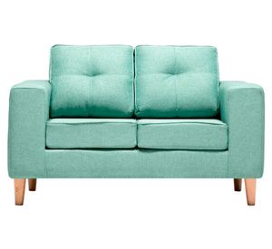 Sofá 2 cuerpos Infinity tela verde claro