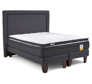 Cama europea Queen Eurotop + respaldo + Topper Drimkip