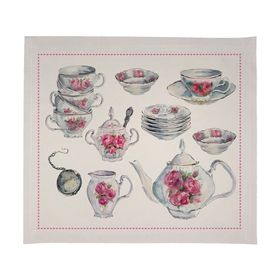 Individual Tacitas crudo impermeable 42x36 cm 4 un.