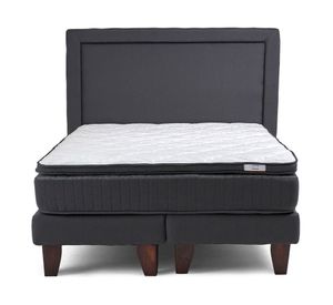Cama europea  King + respaldo + base dividida Drimkip