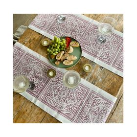 Camino mesa impermeable Plum 150x36 cm