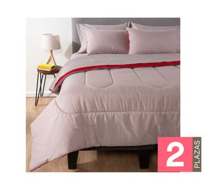 Plumón Bicolor PLBI-RJGR2 rojo/Gris 2 plazas