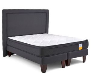 Cama europea Full Eurotop x190 cm + respaldo Drimkip