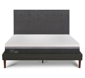 Cama europea curve 2 plazas Ortopedic Advance + respaldo Éufrates Cic