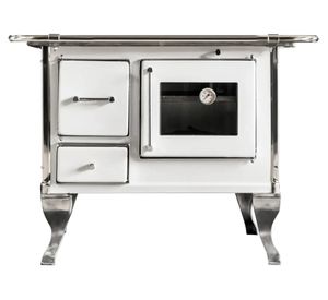 Cocina a leña Villarrica blanco