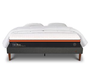 Cama europea 2 plazas Bee Comfort + 2 almohadas + plumón Cic