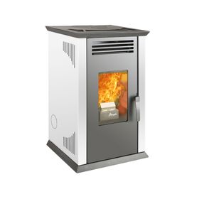 Estufa a pellet 9400W Italy 8100 plus blanco Amesti