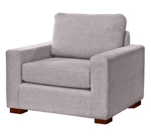 Sofá lino 1 cuerpo Livorno gris claro