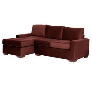 Sofá seccional 3 cuerpos Livorno café