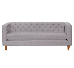 Sofá 3 cuerpos Brescia gris claro