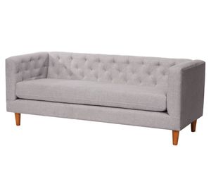 Sofá 3 cuerpos Brescia gris claro