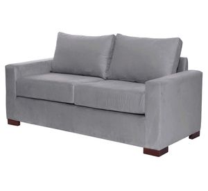 Sofá 2 cuerpos Livorno gris