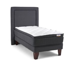 Cama europea  1 plazas + respaldo x 190 cm Drimkip