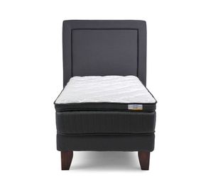 Cama europea  1 plazas + respaldo x 190 cm Drimkip