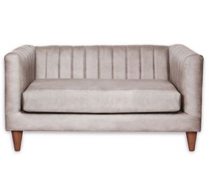 Sofá cuero Sorrento gris Latam Home