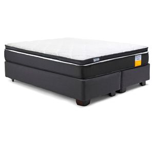 Cama americana funcional King base dividida + topper