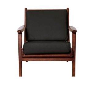 Sitial PU 1 cuerpo Neuss negro