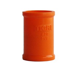 Copla inyectada 40 mm Conduit naranjo Tigre