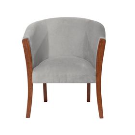 Sitial velvet 1 cuerpo Dortmund gris