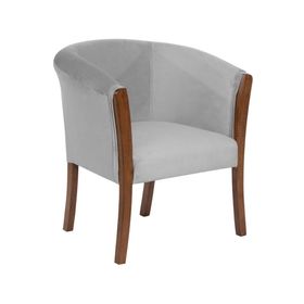 Sitial velvet 1 cuerpo Dortmund gris