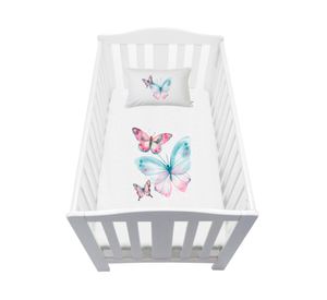 Cubreplumón pack P&P Mariposas blanco