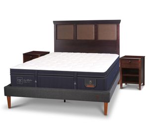 Cama europea 2 plazas Super Premium + set Torino chocolate Cic