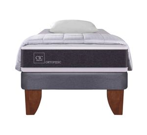 Cama europea 1,5 plazas Ortopedic + almohada + plumón pluma Cic