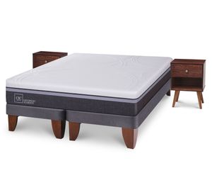 Cama europea 2 plazas Ortopedic Advance + set New Múnich Cic