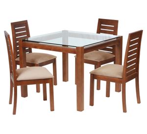 Comedor 4 sillas Barcelona beige Latam Home