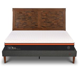 Cama europea 2 plazas Bee Comfort + respaldo Antique Cic
